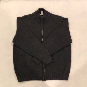 dockers grey sweater w zipper ✨